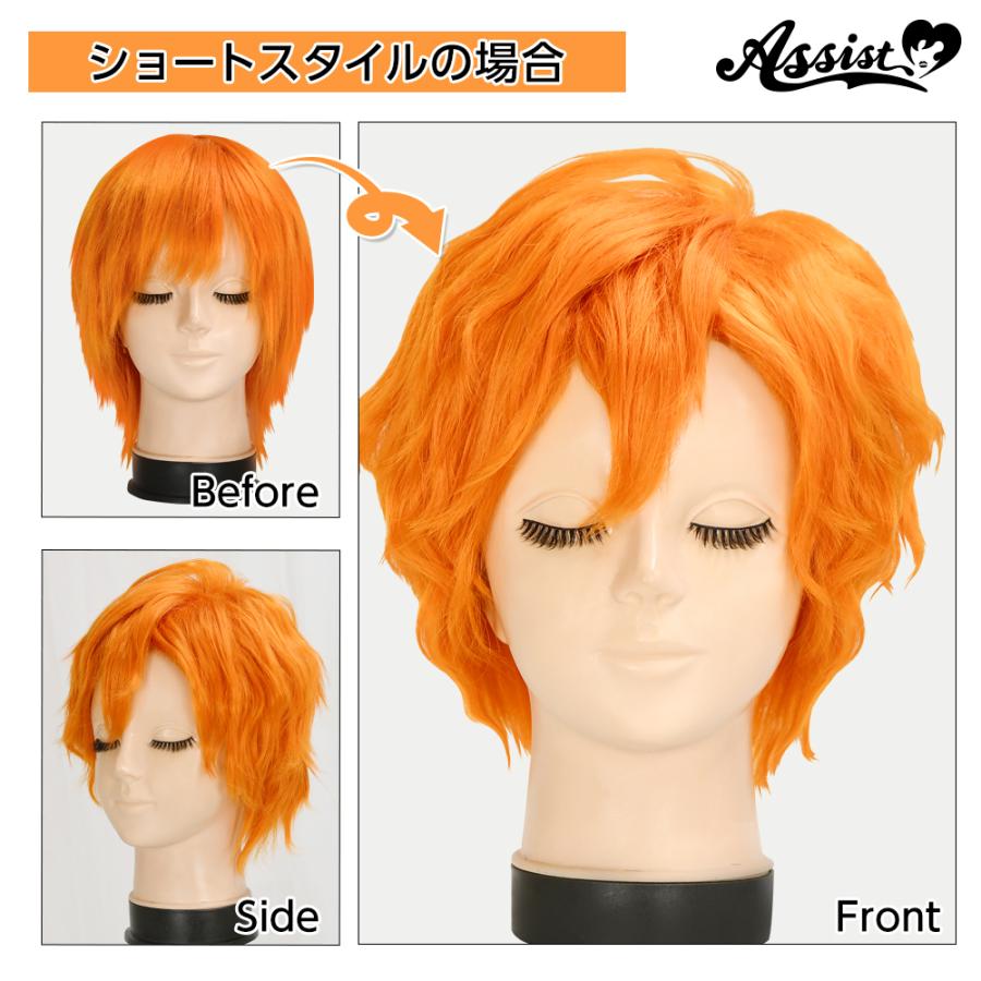 ヘアスタイリングセット ウィッグ付き 楽天市場】ラッキーウィンク 立ち上げスタイリングセット SHS782