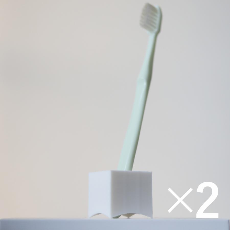 点で立つ 歯ブラシスタンド（2個セット） | 