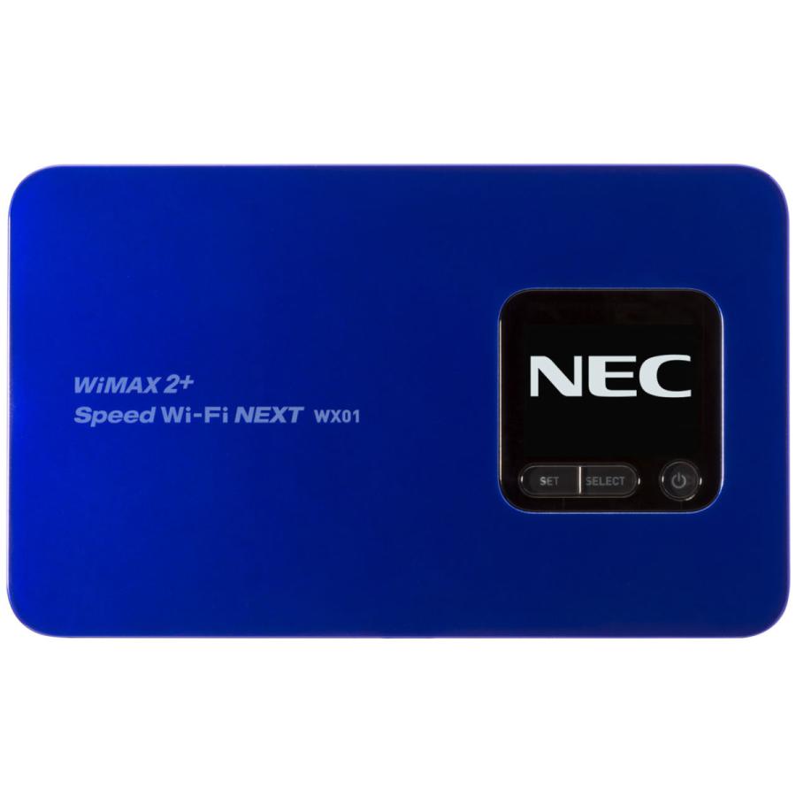 UQ NAD31 WX01 ディープブルー WiMAX 2  Speed Wi-Fi NEXT