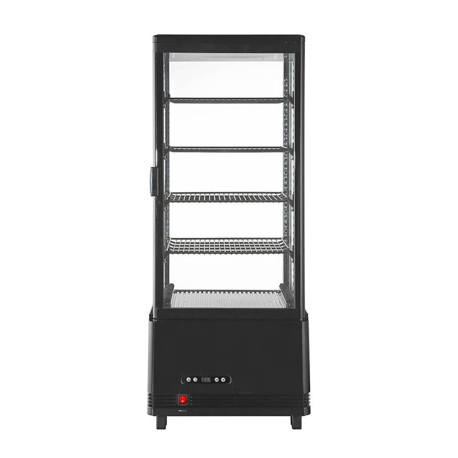 GWセール目玉特価!!】 100L 黒 冷蔵ショーケース 4面ガラス GWセール目玉特価!!】 100L 黒 冷蔵ショーケース 4面ガラス