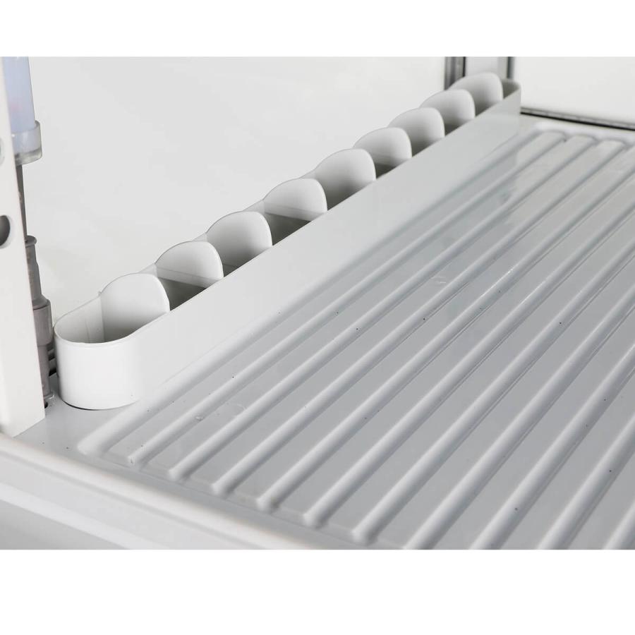 10月目玉商品！】 80L 白 冷蔵ショーケース 4面ガラス冷蔵ショー