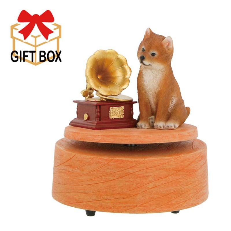 犬 オルゴール 作家 cecile baird アメリカ製 犬 オルゴール 作家