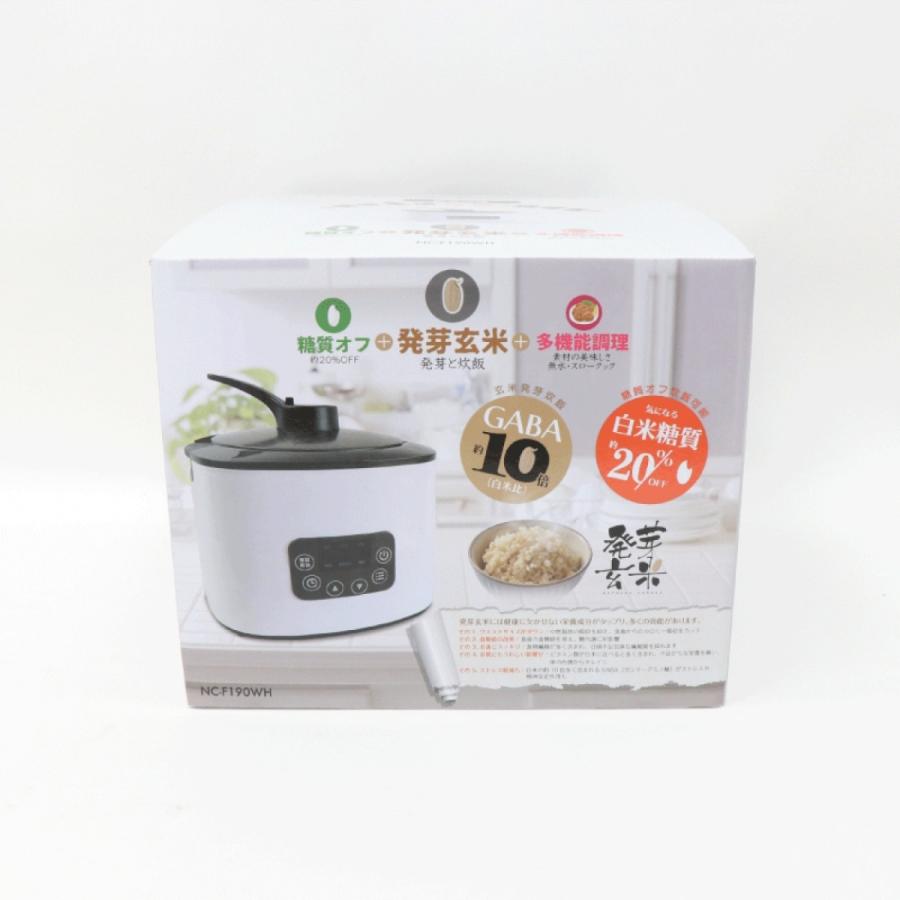 【新品未使用】　発芽玄米糖質カット炊飯器 NC-F190WH\