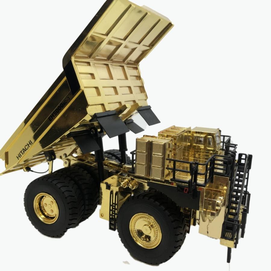 EH5000AC-3 GOLD Version ミニチュア 日立 ダンプカー 1/87スケール 