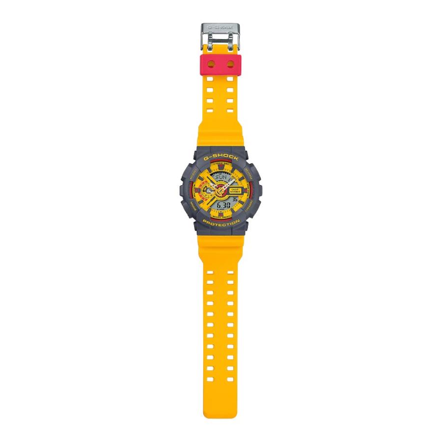 【稼働】 Gショック GA-110Y クレイジーカラー イエロー アナデジ 処分特価品】 カシオ GA-110Y-9AJF G-SHOCK アナデジ Gショック CASIO