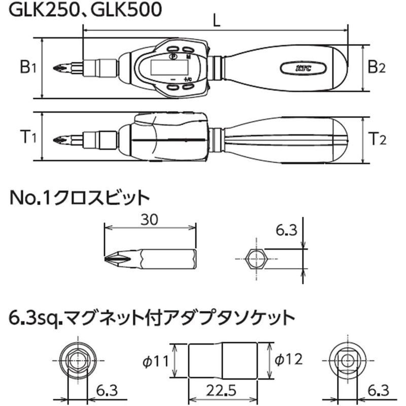 神奈川激安 京都機械工具(KTC) デジタルトルクレンチ デジラチェ ドライバータイプ GLK500