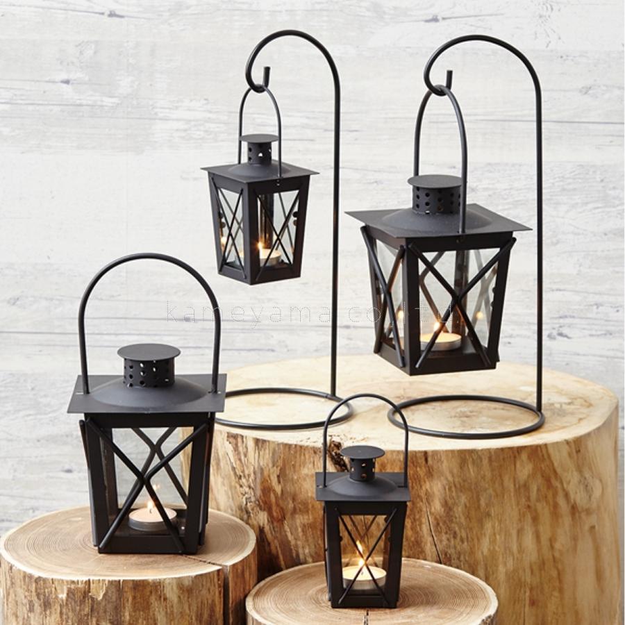 カメヤマキャンドル ミニパティオランタン「ブラック」カメヤマ