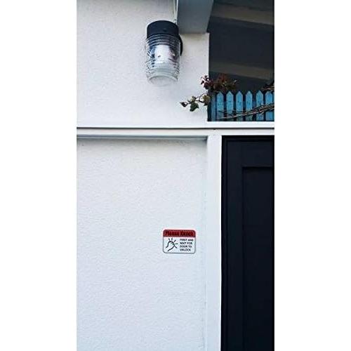 玄関がアメリカノリに。ノックしてください アメリカン ステッカー |  | 01