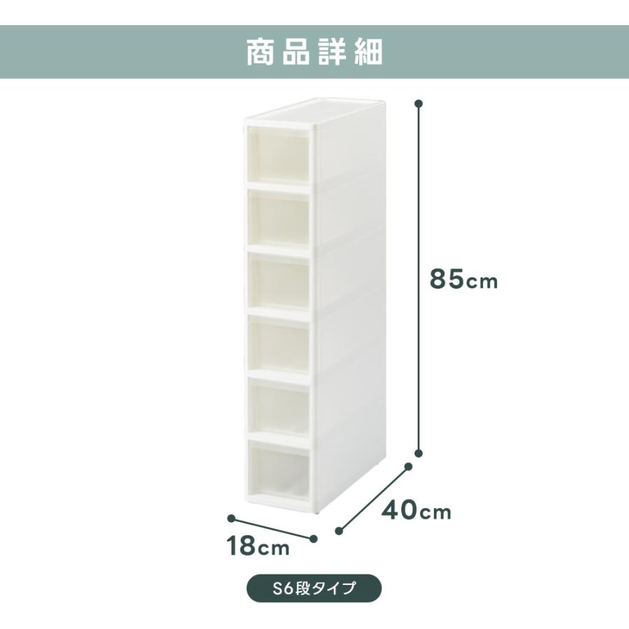 ＼特価SALE／隙間収納 キャスター付き 幅18cm(リセ スリムストッカー)  すき間 フィット チェスト 収納ケース ランドリー キッチンストッカー | JEJアステージ | 20