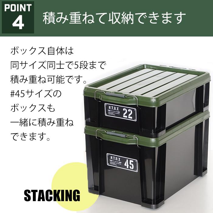 JEJアステージ 収納ボックス 収納ケース(同色2個セット) NTボックス 