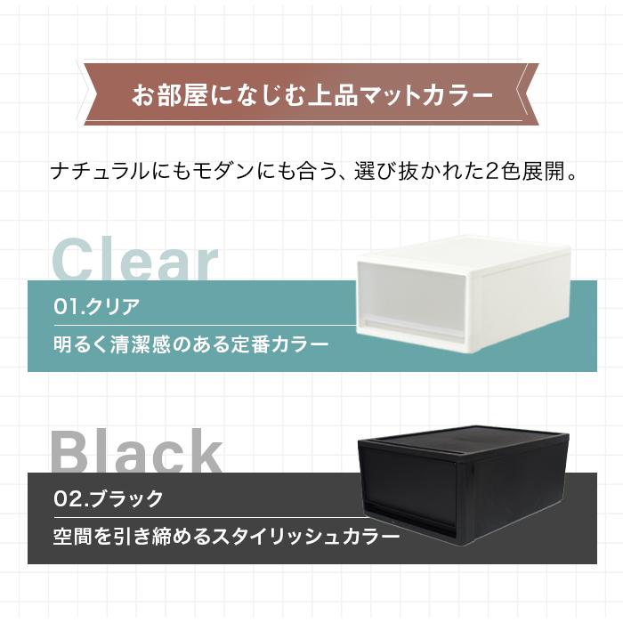 収納ボックス 衣装ケース プラスチック収納 収納ケース 衣類収納 収納用品 押入れ収納 収納チェスト(ストラ クローゼット用 S) 引き出し収納 | JEJアステージ | 09