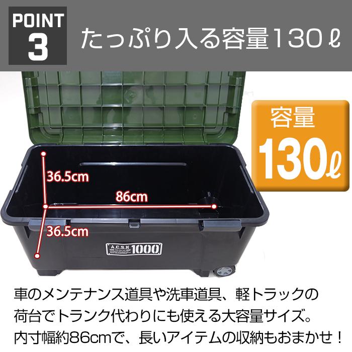 JEJアステージ (セット特価)収納ボックス ツールストッカー 1000(同色2