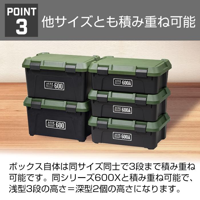 JEJアステージ 収納ボックス ツールストッカー 浅型 600AX JEJア