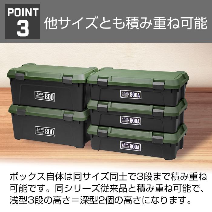 JEJアステージ 収納ボックス ツールストッカー 浅型 800AX JEJア