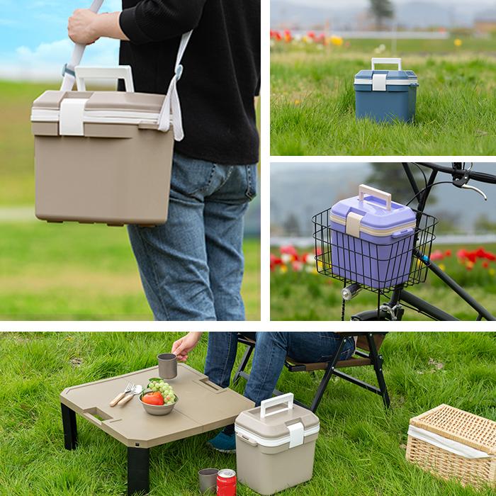 クーラーボックス（Yahoo1位）小型 かわいい コンパクト 収納ボックス クーラーバッグ 保冷バッグ キャンプ用品(限定カラークーラーボックス7L)収納ケース | JEJアステージ | 18