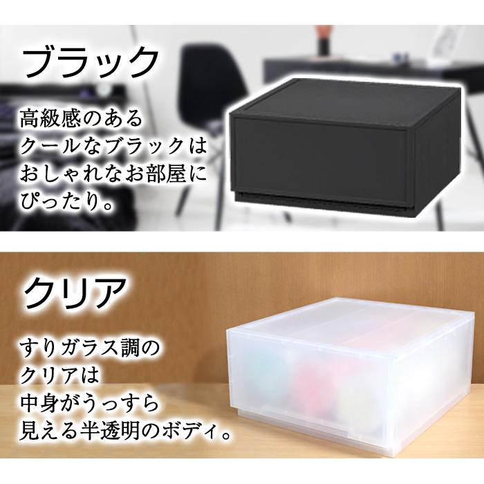 収納ボックス 収納チェスト 1段 収納ケース 衣装ケース 引き出し収納(ファボーレヌーヴォチェストＭ１８０)幅36cm奥行36cm高さ18.3cm | JEJアステージ | 17