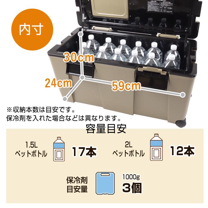 JEJアステージ 収納ボックス クーラーボックス 大型 52L アイセル