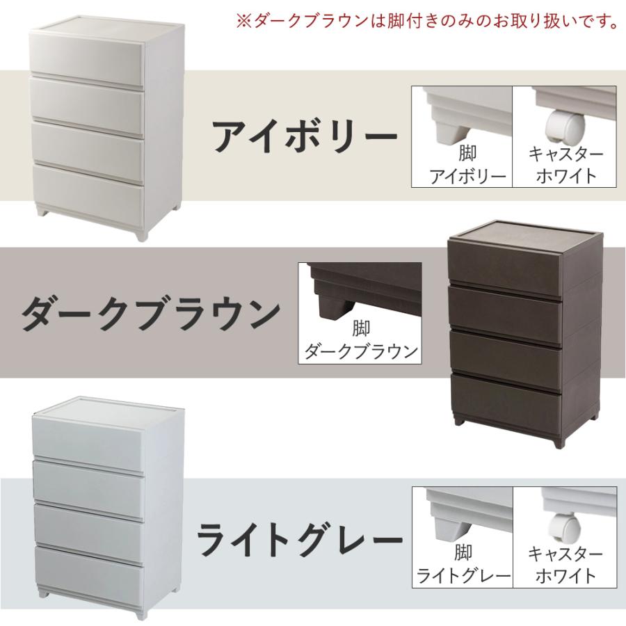 JEJアステージ （同色2個セット）収納ボックス チェスト 4段 ワイド 壁
