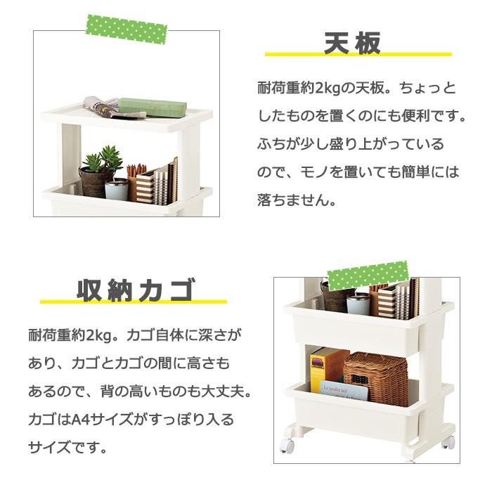 収納ケース(セット特価)リセテーブルワゴン３段(同色6個セット) キッチンワゴン キッチンラック キッチン収納 ワゴン収納 おしゃれ | JEJアステージ | 08