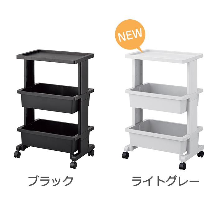 収納ケース(セット特価)リセテーブルワゴン３段(同色6個セット) キッチンワゴン キッチンラック キッチン収納 ワゴン収納 おしゃれ | JEJアステージ | 12