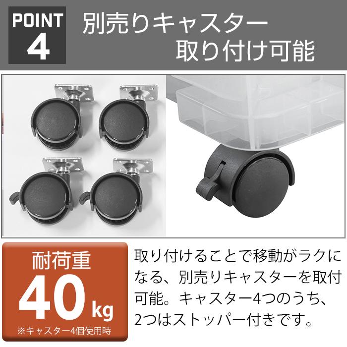 収納ボックス 収納ケース 工具箱 引出し収納 コンテナボックス 引出しコンテナ ロックストッカー #25(同色4個セット) LS-25 日本製 | JEJアステージ | 11