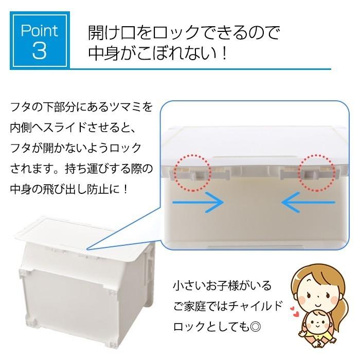 (同色4個セット)収納ボックス 収納ケース オープンボックス 収納チェスト 1段 (ロッキンポッド S) 幅30cm 奥行43.1cm 高さ31cm | JEJアステージ | 08