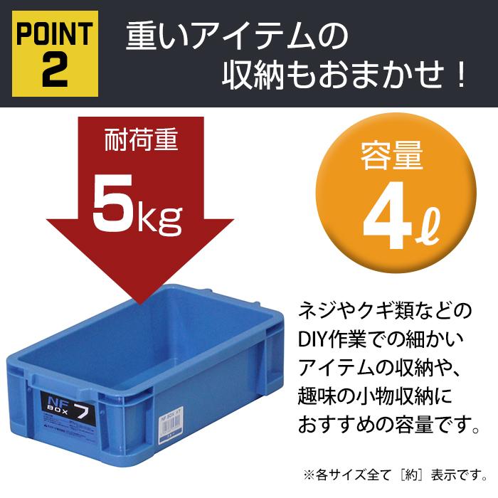 JEJアステージ 収納ケース 収納ボックス コンテナ NFボックス #7