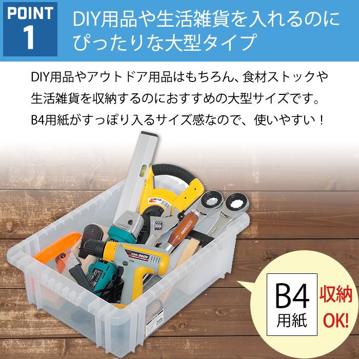 JEJアステージ 収納ボックス 収納ケース NVボックス #22 23L コンテナ