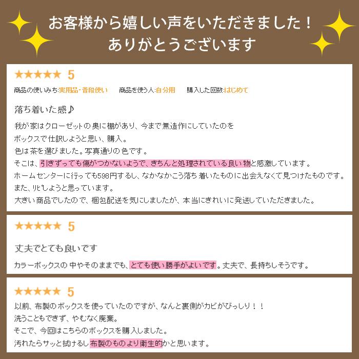 （同色6個セット）(リバースボックス ＃１０) 収納ケース 収納ボックス おしゃれ インナー収納 バスケ ット 収納 カラーボックス収納 幅26cm 奥行26cm 高さ19cm｜k-lalala｜08