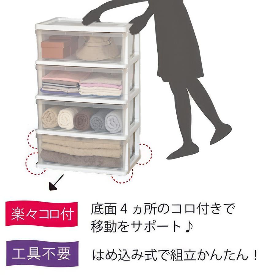 JEJアステージ 収納チェスト キャスター付き 収納ケース 収納ボックス