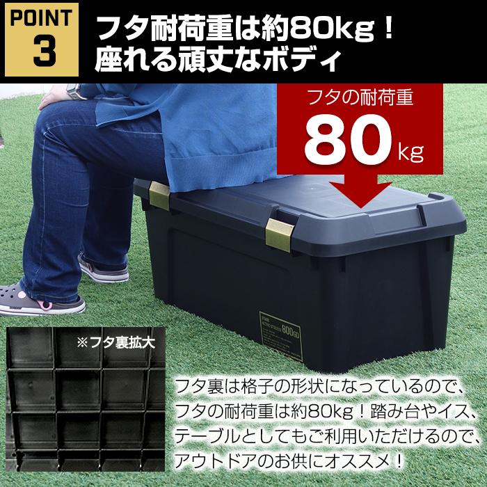 JEJアステージ 収納ボックス アウトドア収納 耐候材 大容量収納