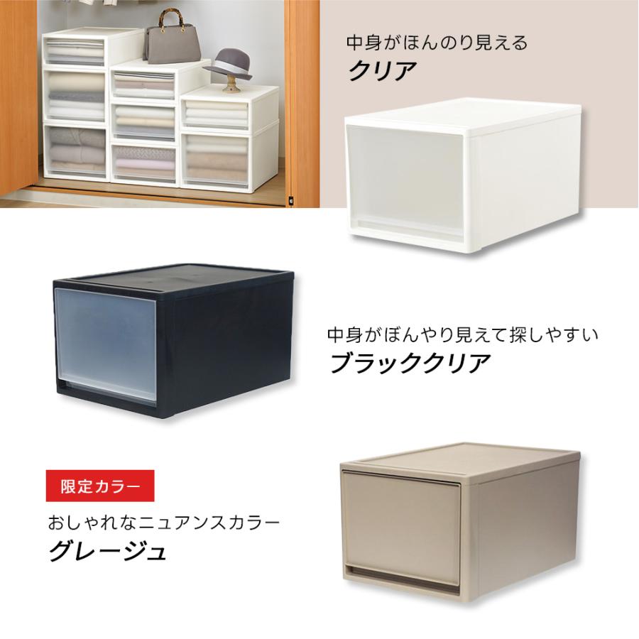 クローゼット用 衣装ケース 5個セット 5個セットの衣装ケース クローゼット用