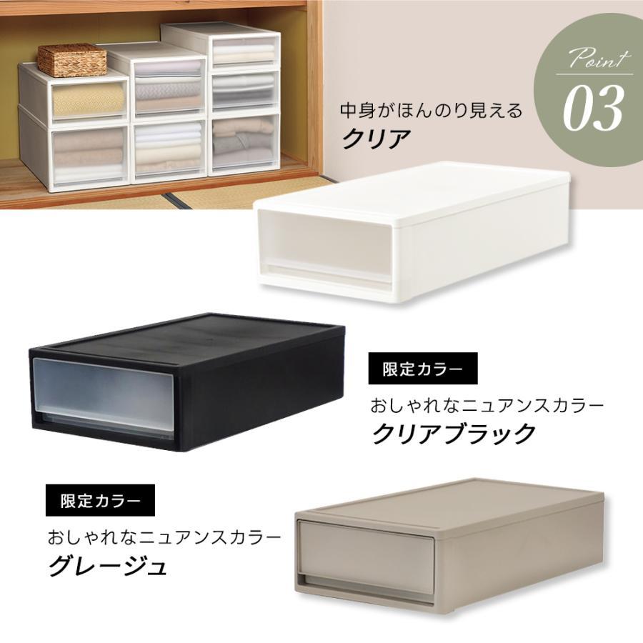 (同色8個セット)収納ボックス 収納ケース 引出し収納 衣類収 納 衣装ケース 服収 納 収納用品 新生活 (ストラ 押入 れ用 S)1段 チェスト_10