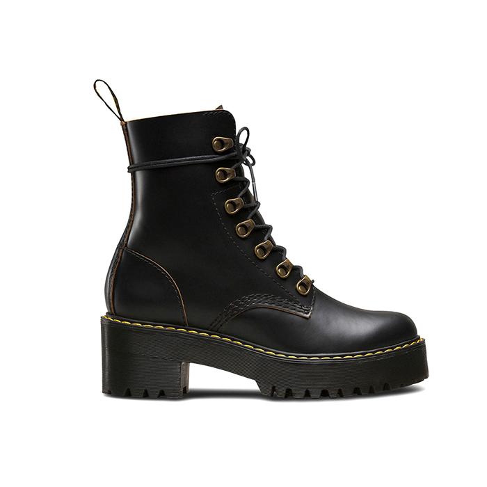 Dr.Martens ドクターマーチン LEONA 7 フック ブーツ 22601001 Leona 7 Hook Boot 厚底 チャンキーヒール レディース｜k-lead｜02