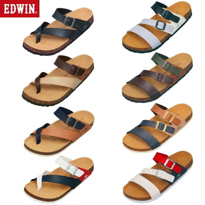 Edwin エドウィン メンズ サンダル カジュアル 紳士サンダル コンフォートサンダル プレゼント 父の日 Eb1003 Eb1005 Edwin Eb1003 05 靴のリード 通販 Yahoo ショッピング