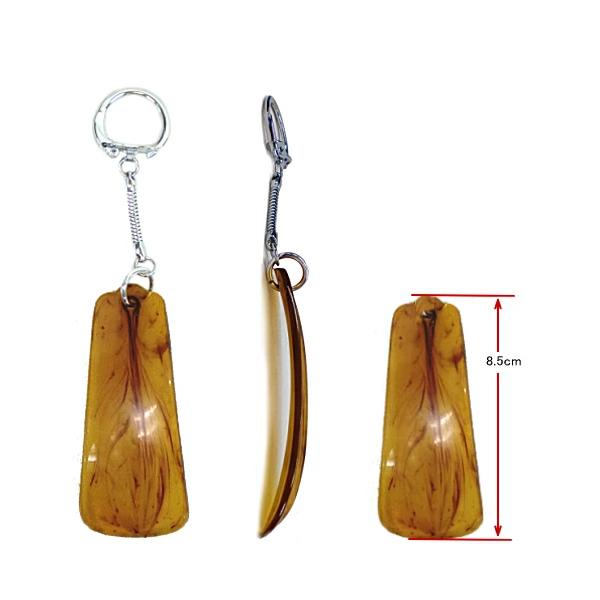 靴ベラ 携帯用靴べら べっ甲タイプ 8.5cmx3.5cm : 靴のリード - 通販