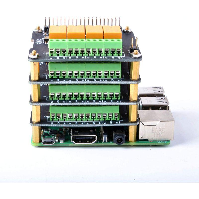 絶品】【絶品】GeeekPi Raspberry Pi拡張ボード4チャネルリレーボードモジュールRaspberry Pi 4BおよびRaspberry P ベアボーン、キット KEYESTUDIO GPIO ブレークアウトキット Raspberry Pi 4b 3b 用 はんだなしブレッドボード GPIOケ