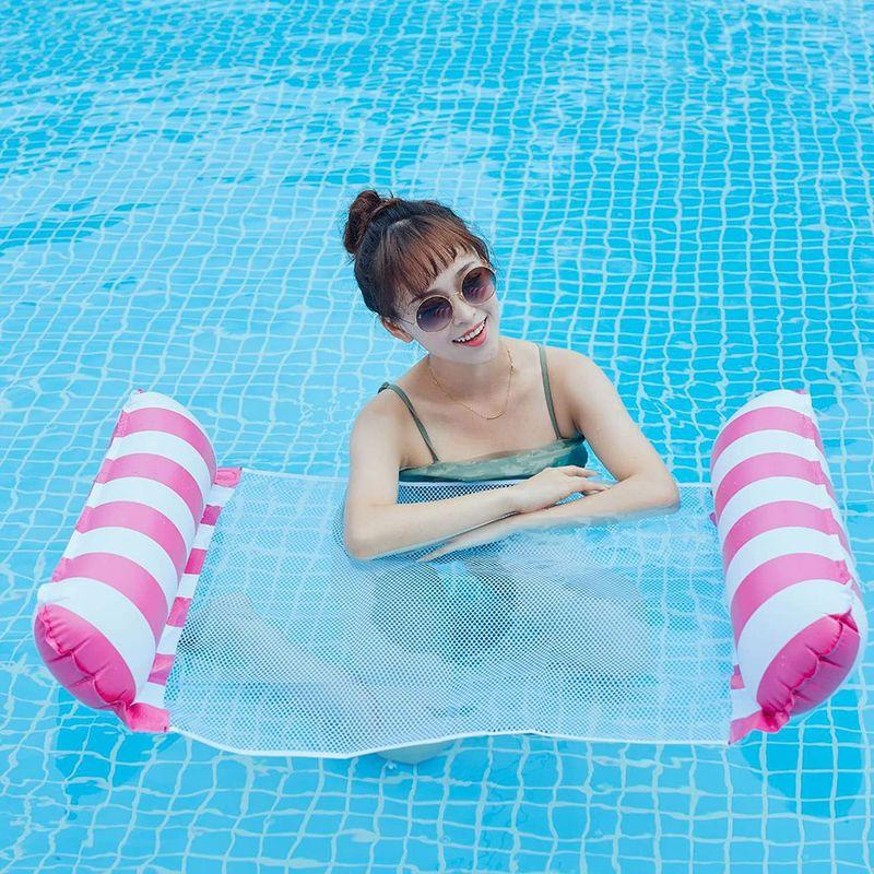 希望者のみラッピング無料 水上ハンモック 浮き輪 大人が寝れる ピンク ビーチ プール 大人用 水遊び 夏 通販 水上ハンモック 浮き輪 大人が寝れる ピンク ビーチ プール 大人用 水遊び 夏