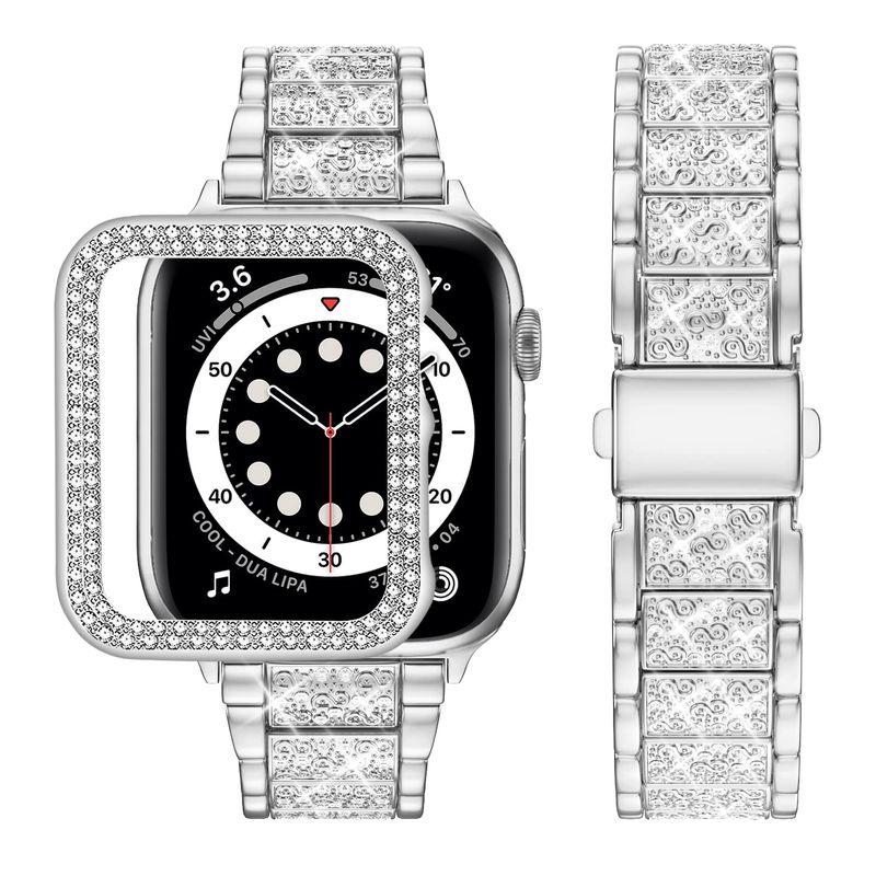 wutwuk コンパチブル Apple Watch バンド、クイックリリース 交換ベルト 金属 アップルウォッチ バンド 38mm 40mm