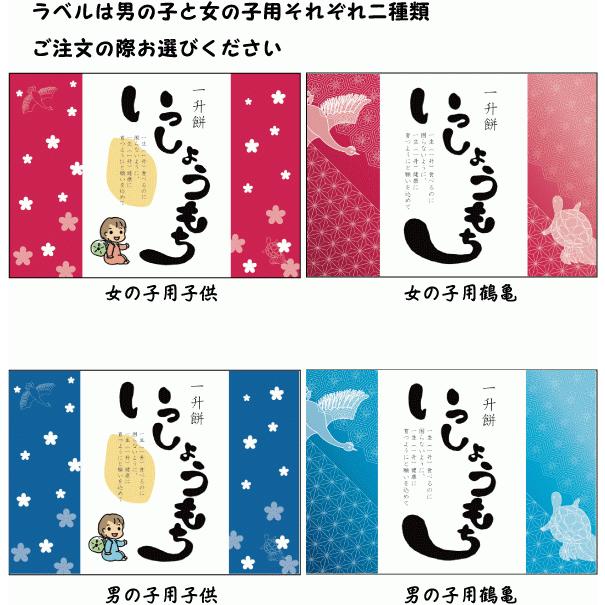 紅白一升餅　TATAMI畳で作った俵　小分け　個包装　一生餅　背負い餅　しょい餅　一歳誕生日　お祝い　プレゼント｜k-maruishi-farm｜05