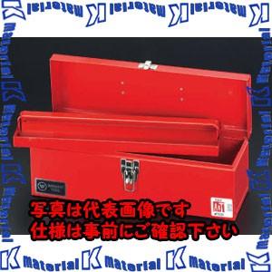 【P】【代引不可】【個人宅配送不可】ESCO(エスコ) 483x152x165mm 工具箱(スティール製) EA504AC-21 [ZES012586]