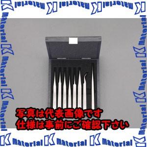 ESCO(エスコ) ８本組 ピンセット(ステンレス製) EA595BF [ZES020891]