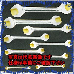 ESCO(エスコ) 10本組 両口スパナセット EA612TB-1 [ZES074390]
