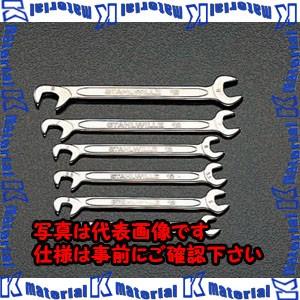 【代引不可】【個人宅配送不可】ESCO(エスコ) ６本組/4.5- 8mm 薄口スパナ(ダブルアングル) EA615A [ZES023440]