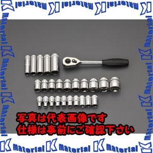 【P】【代引不可】【個人宅配送不可】ESCO(エスコ) 1/2"sq ソケットレンチセット(トレー入り) EA687YA-4 [ZES032732]