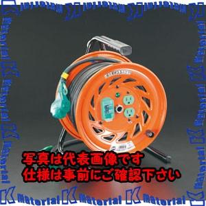 【P】【代引不可】【個人宅配送不可】ESCO(エスコ) AC125V/32A/30m コードリール(極太/漏電遮断) EA815DT-6 [ZES039599]