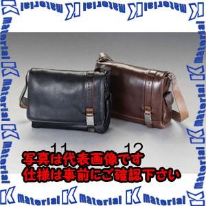 ESCO(エスコ) 370x 90x270mm ショルダーバッグ(本製製/ブラウン) EA927TC-12 [ZES048441]