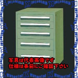 【P】【代引不可】【個人宅配送不可】ESCO(エスコ) 580x600x 800mm/ 5段 ツールキャビネット EA955AB-4 [ZES064537]