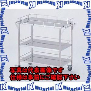 【代引不可】【個人宅配送不可】ESCO(エスコ) 600x450x835mm /3段 ワゴン(ステンレス製) EA956MV-23 [ZES064605]
