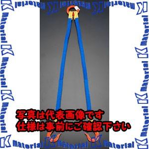 【代引不可】【個人宅配送不可】ESCO(エスコ) 3.0tonx2.5m 金具付スリング(２本懸け) EA981FD-34A [ZES067708]